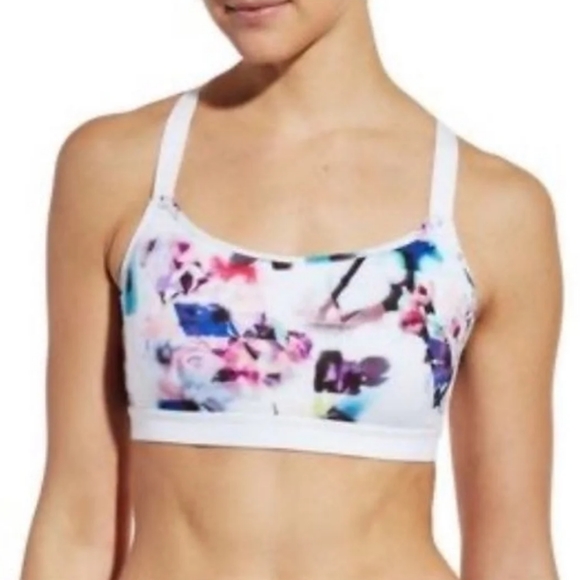 CALIA by Carrie Underwood Other - CALIA GEO FLORAL CROSSBACK SPORT BRA